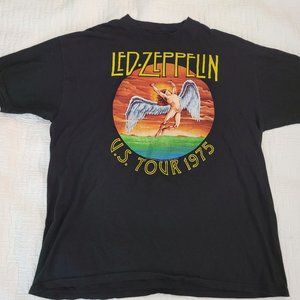 Led Zeppelin U.S. Tour 1975 Mens shirt size XL